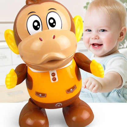 Electric Music Light Dancing Monkey Toy | Interactive Learning Toy with Lights & Sound | Fun for Kids - Little Hands Innovation